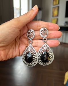 Designer Teardrop Dangle Earrings