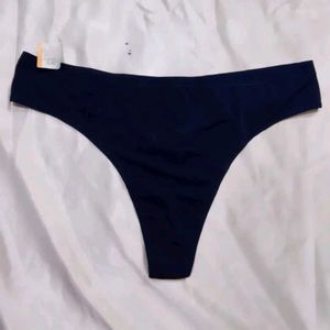 Navy Blue Thong Briefs