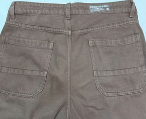 Brown Classic Fit Jeans