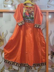 Elegant Orange Kurta