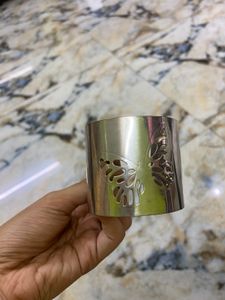 Silver Butterfly Bangle