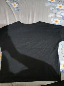 Black Graphic Print T-Shirt