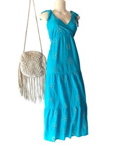 Stunning Turquoise Maxi Dress 👗