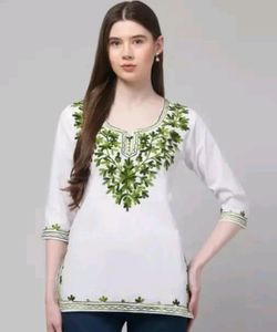 Embroidered Cotton Kurti