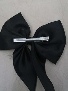 Elegant Black Bow Hair Clip