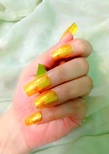 Press On Nails Gold Dust