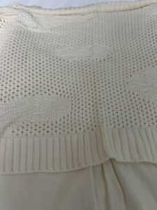 Chic White Knit Spegatti &amp; Shrug Combo