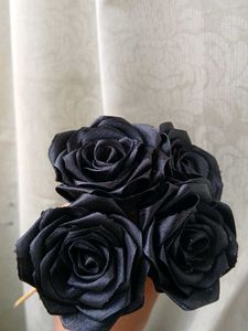 Black Satin Rose |1 Piece
