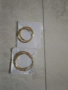 Set of 2 Gold colour earrings combo
