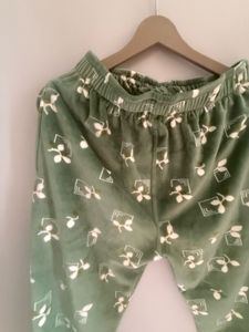 Cozy Green Print Pajama Set