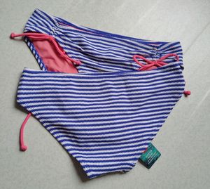 Blue&amp;white Stripped Swim Brief