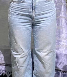 H&amp;M Light  Wide Leg Jean