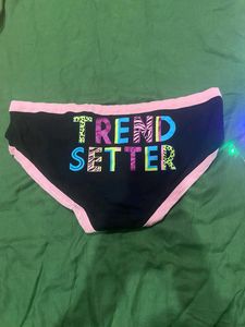 Black &amp; Pink Trim Panties