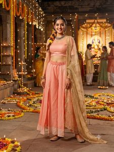 Brand new Peach Gold  Divided Skirt