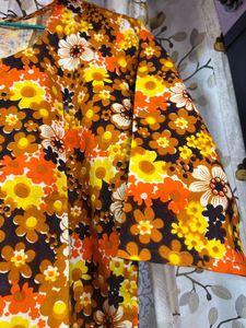 Vintage Floral Print Kurta