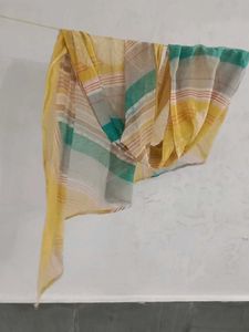 Yellow Striped Scarf