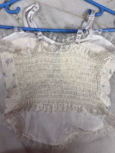 Cute Floral Corset Top