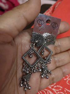 Peacock Jhumka Earrings