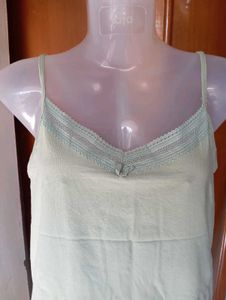 Comfortable Lace Trim Cami Top