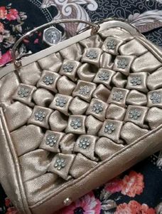 Chic Metallic Clutch Bag