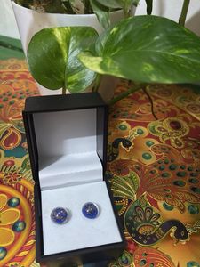 Blue & Gold Cufflinks