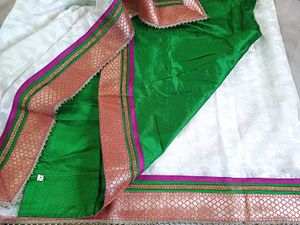 🆕️ Brasso Saree with Brocade Border