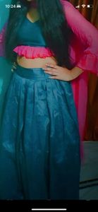 skirt top and dupatta set #lehnga#fullattire #ethnicwear#indianwear