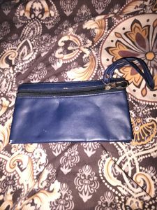 combo Quilted Heart Navy Blue Wallet and brown wal