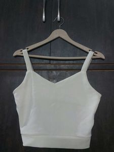 Elegant White Crop Top