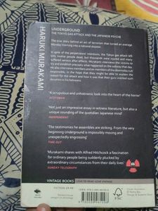 Vintage Murakami Underground Book