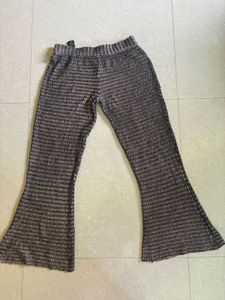 ZARA party Stylish Flared Knit Pants