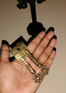 Brand new copper gold earrings
