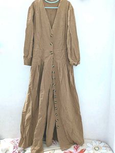 Long Button-Up Dress