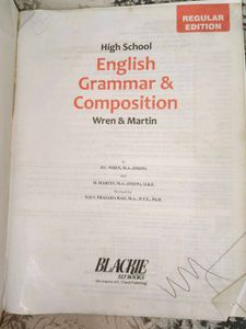 USED High School English Grammar Book