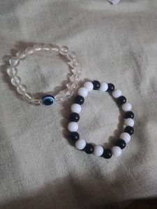 Evil Eye &amp; Yin Yang Bracelets Set