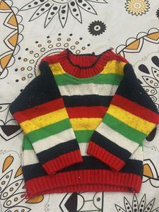 Bundle of 3 Striped &amp; Character Sweaters