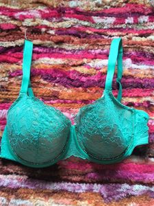 Lace Trimmed Padded Bra