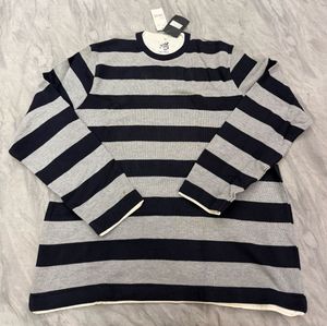 Striped Long Sleeve Top wollen
