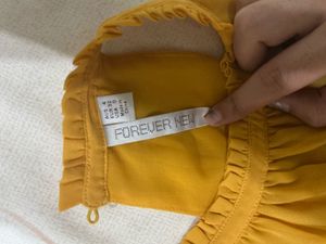 Mustard Halter Neck Top