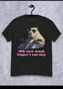 Capybara "Slay" Graphic T-Shirt XL oversized