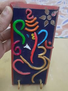 Lippan Art Ganesha 2 Key Holder