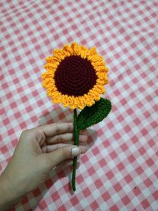 Handmade Crochet Sunflower
