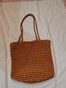 Crocheted Tote Bag