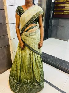 Branded Designer Lehenga And Saree 2 In One