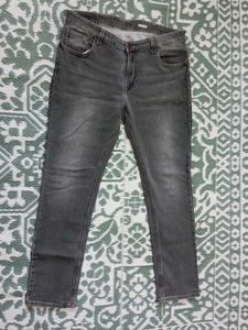 Stylish Grey Wash Spykar Denim Jeans