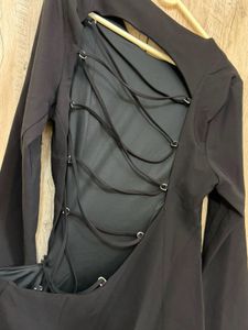 Chic Black Long Sleeve Dress