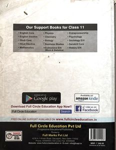 Full Marks Geography Textbook for Class 11 CBSE
