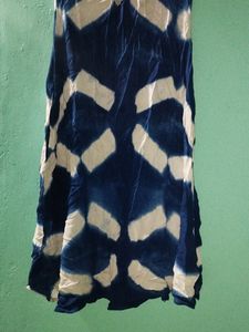 Blue Whote Kurta