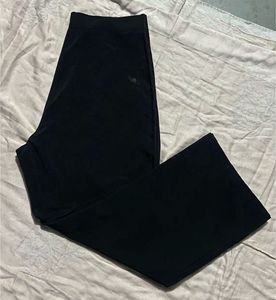 Black Flared Leg Trousers