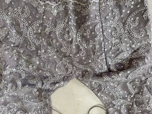 Elegant Silver Sequin Blouse